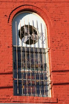 Window With Iron Bars Royalty Free Stock Images