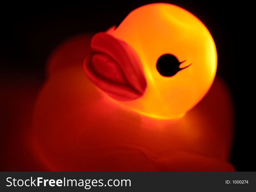 Rubberduck With Creative Lighting