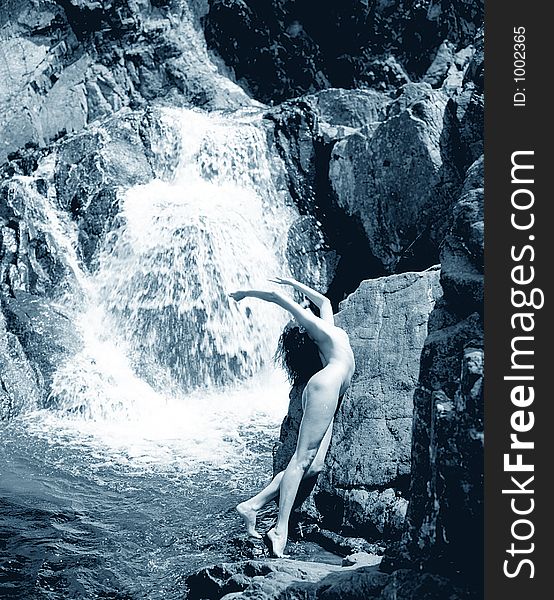 Nude at the waterfalls 12