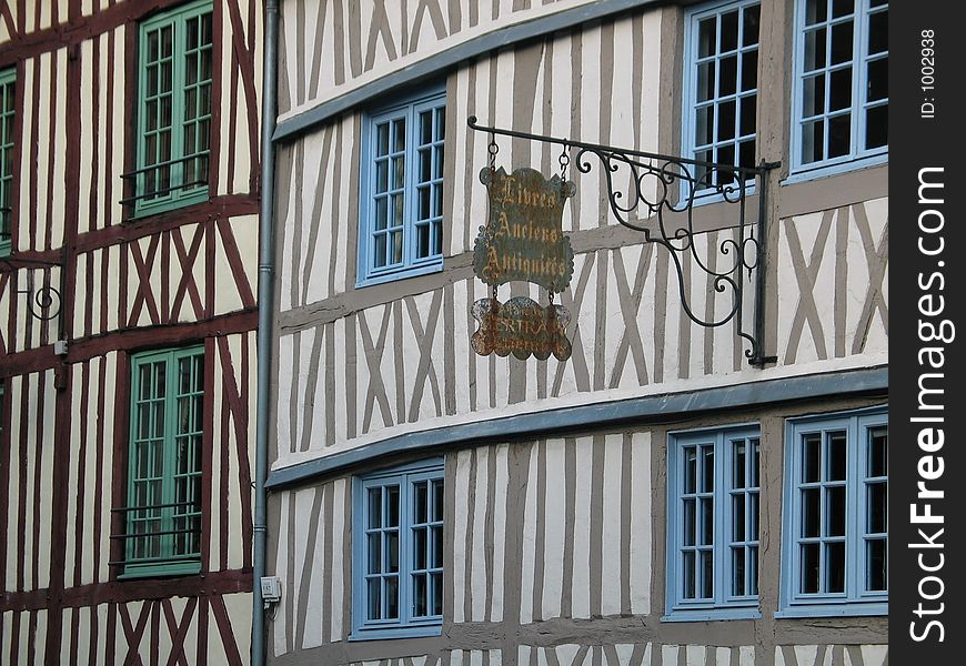 Midevil buildings from Rouen France. Midevil buildings from Rouen France.