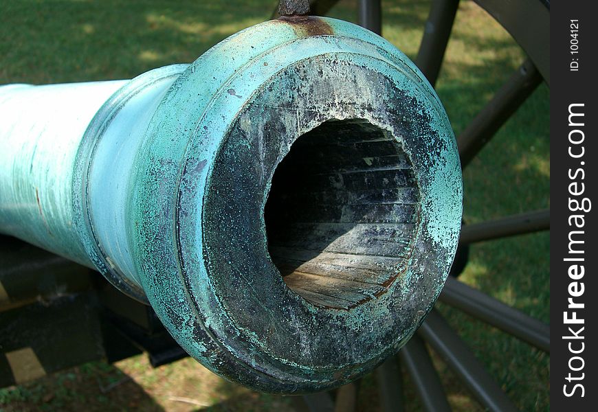 Civil War Cannon-Closeup