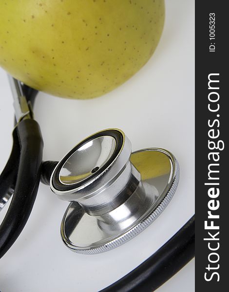 Stethoscope with shallow depth of field. Stethoscope with shallow depth of field