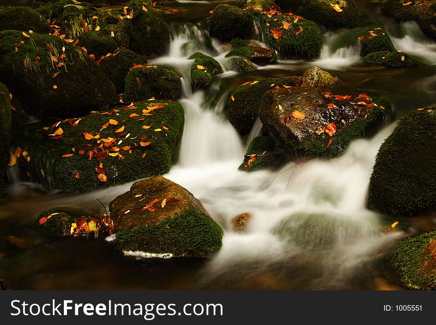 One of the awesome autumn streams in Giant mountains. One of the awesome autumn streams in Giant mountains.