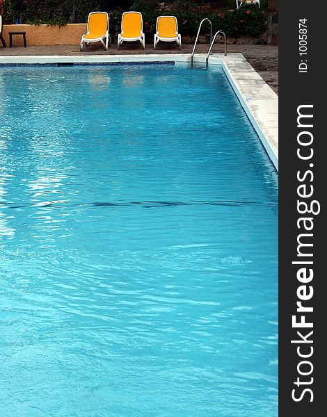 Pool in hotel. Pool in hotel