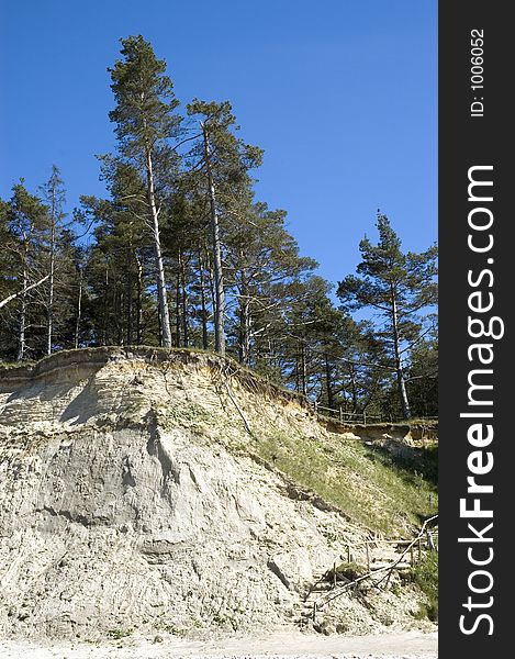 Coast of the Baltic sea. Coast of the Baltic sea