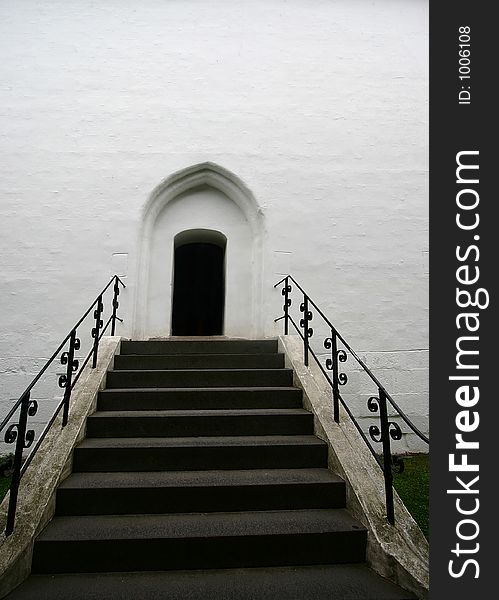 Stairway to church