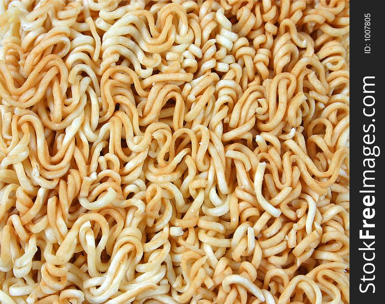 Dry noodles background