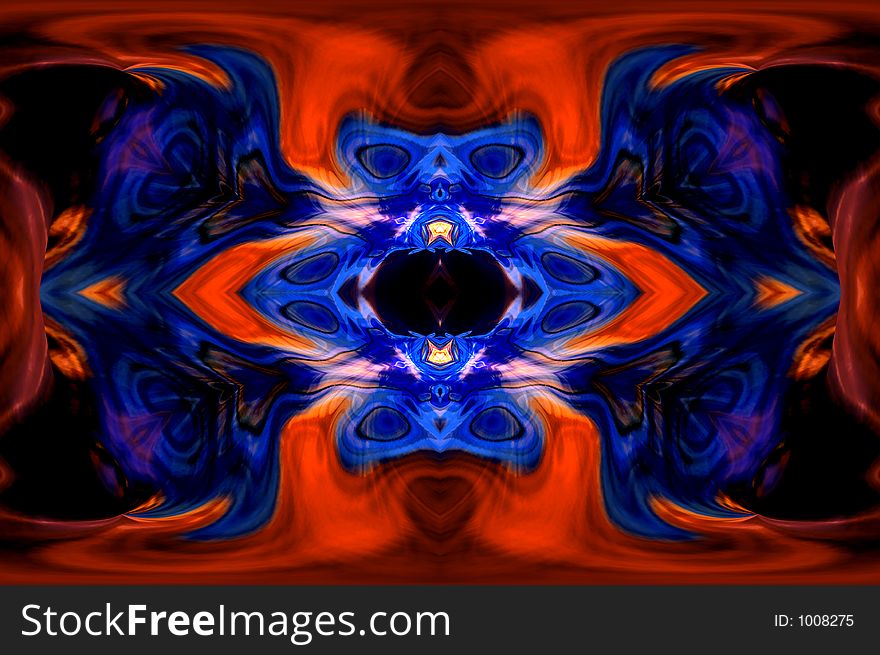 Digital Impression of Abstract Art. Digital Impression of Abstract Art