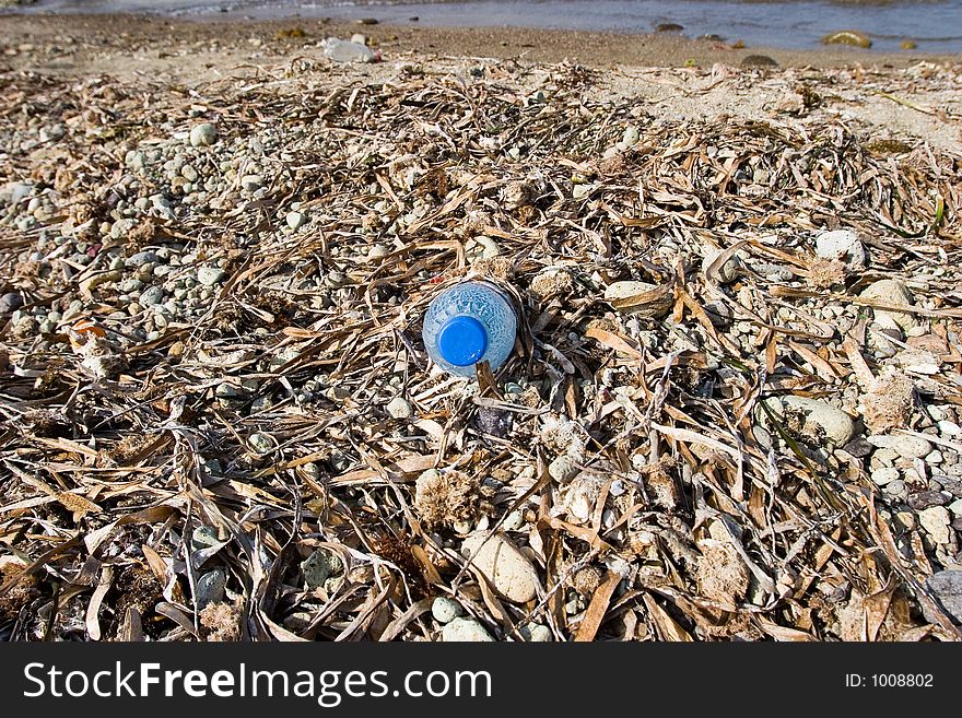 Beach trash