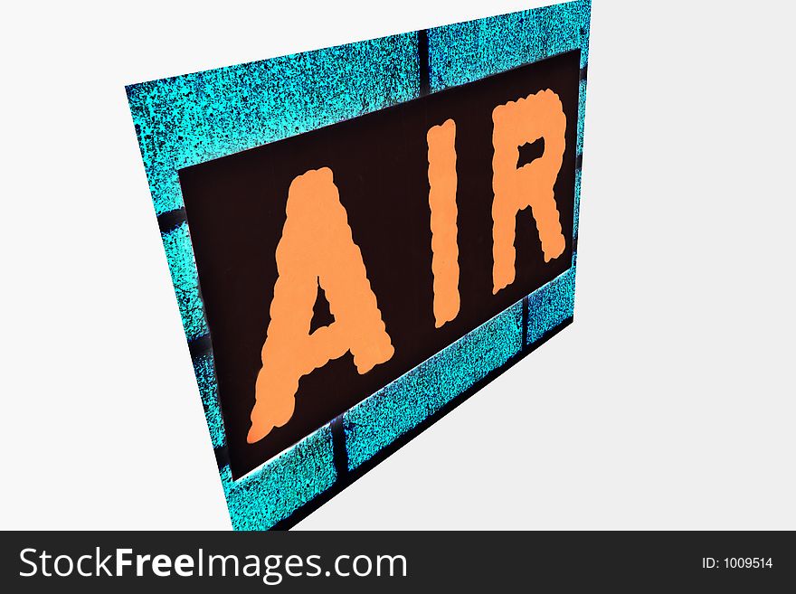 Sign with the word air