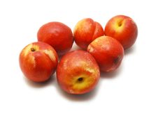 Nectarines Isolated Royalty Free Stock Photography Nectarines Isolated Royalty Free Stock Photography