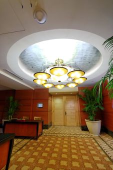 Hotel Private Function Room Entrance Stock Photos