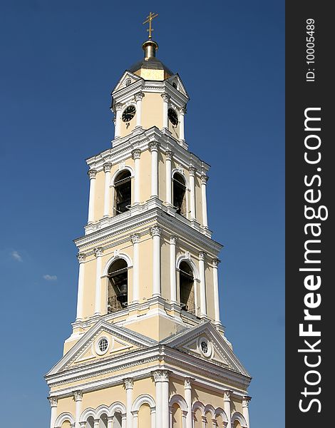 Bell tower in Serafimo-Diveevsky monastery, Russia