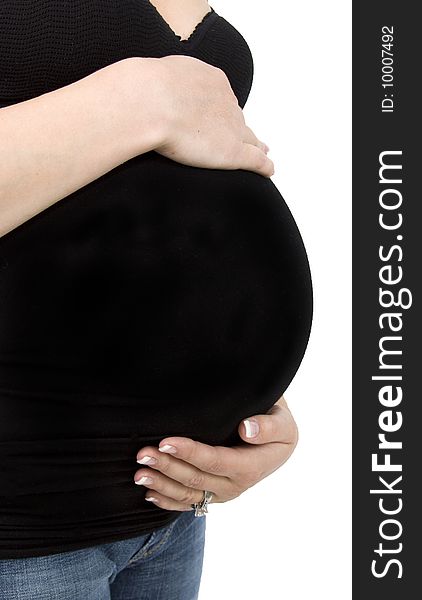 Close up of pregnant woman. Close up of pregnant woman