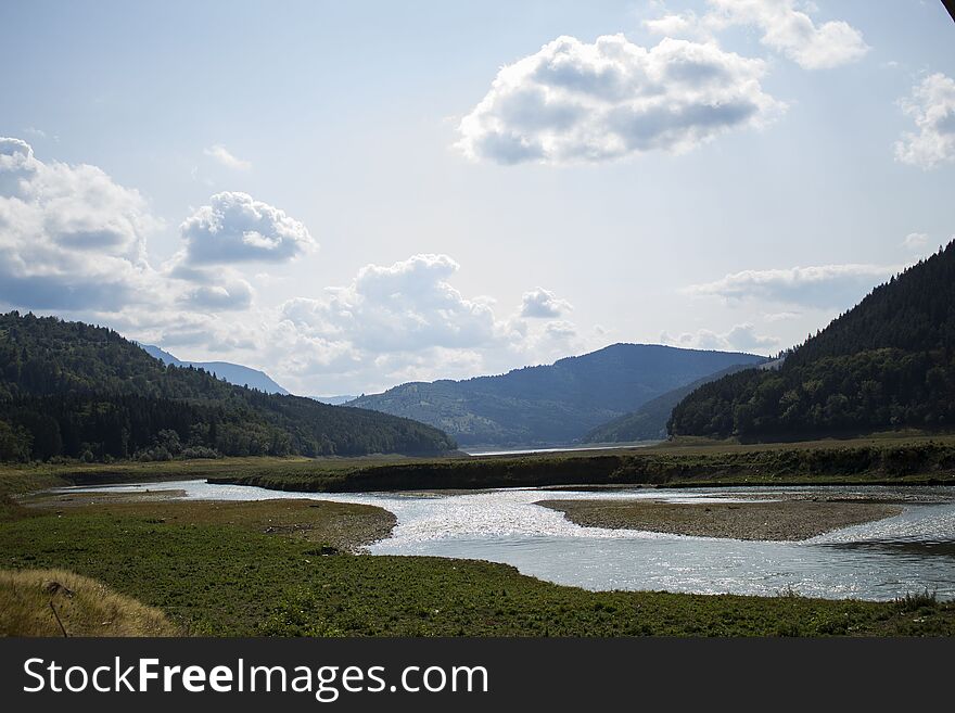 Bistrita River From Poiana Largului.