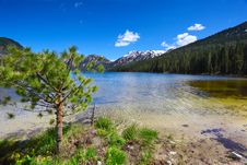 Mountain Lake Royalty Free Stock Photo Mountain Lake Royalty Free Stock Photo