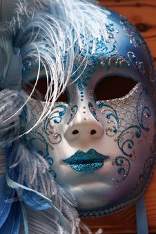 Traditional Colorful Venice Mask Royalty Free Stock Image Traditional Colorful Venice Mask Royalty Free Stock Image