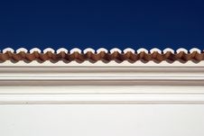 Traditional Roofline In Algarve Royalty Free Stock Photos Traditional Roofline In Algarve Royalty Free Stock Photos