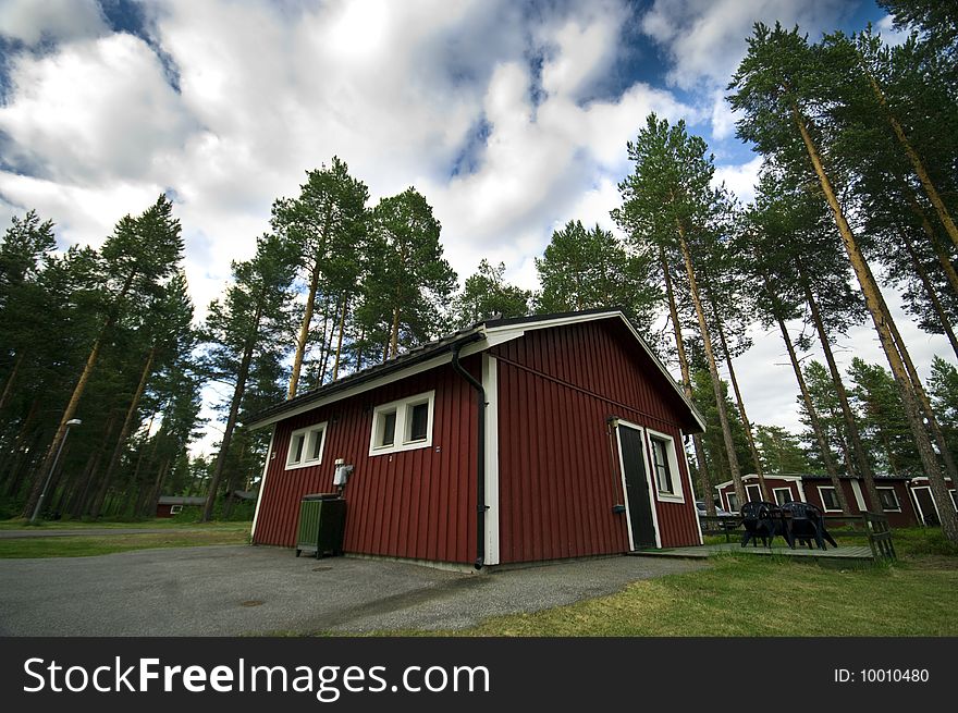 Camp site hut