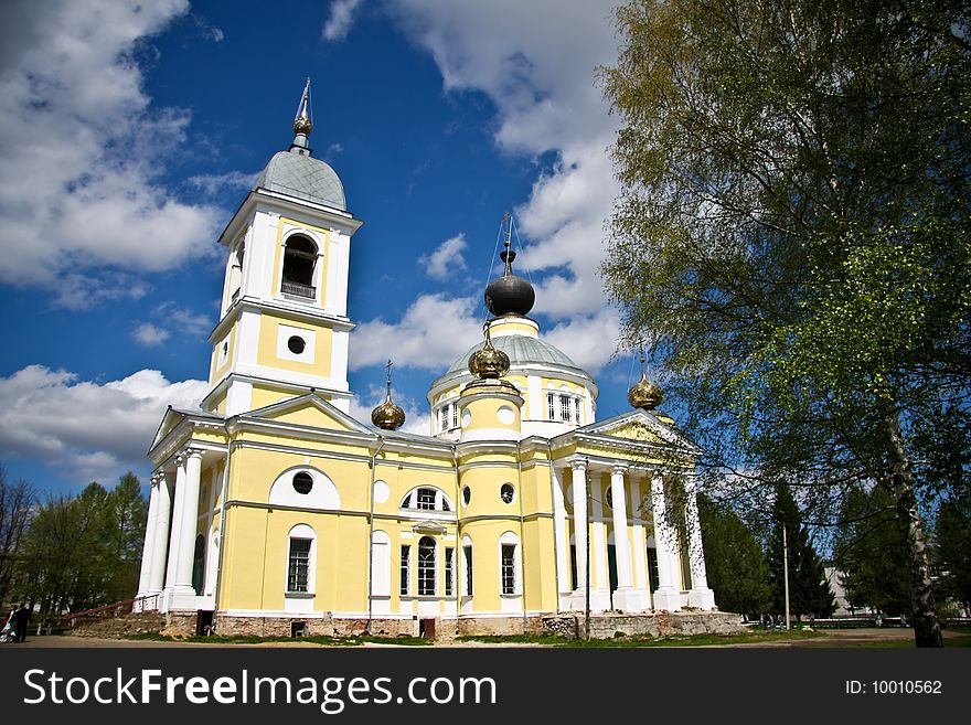 Church in Myshkin, Yaroslavl region, Russia