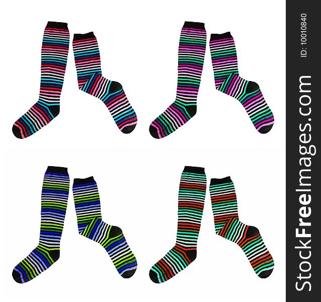 Socks Of Different Colors