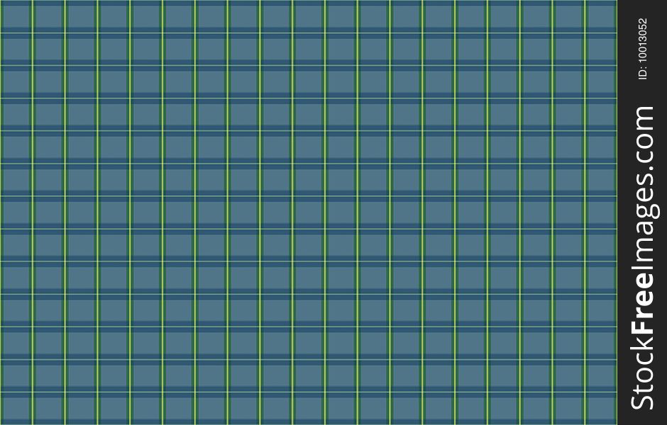 A blue plaid pattern that is a continuous design