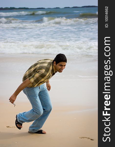 Boy At Beach