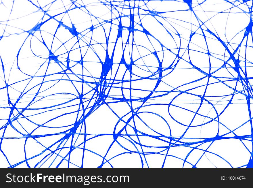 Close-up abstract blue web background