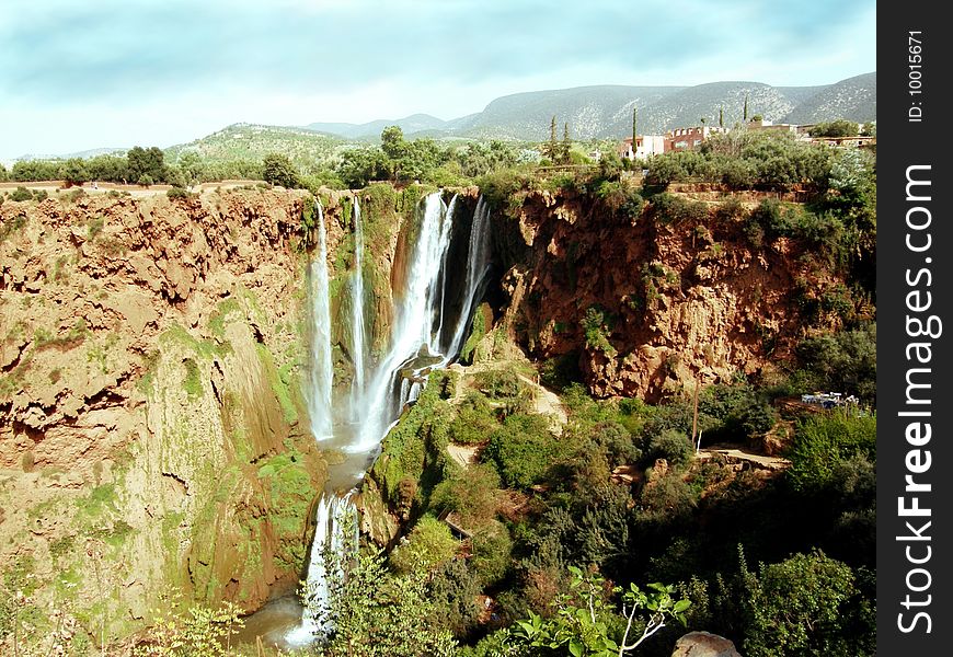 Waterfall In Ouzoud