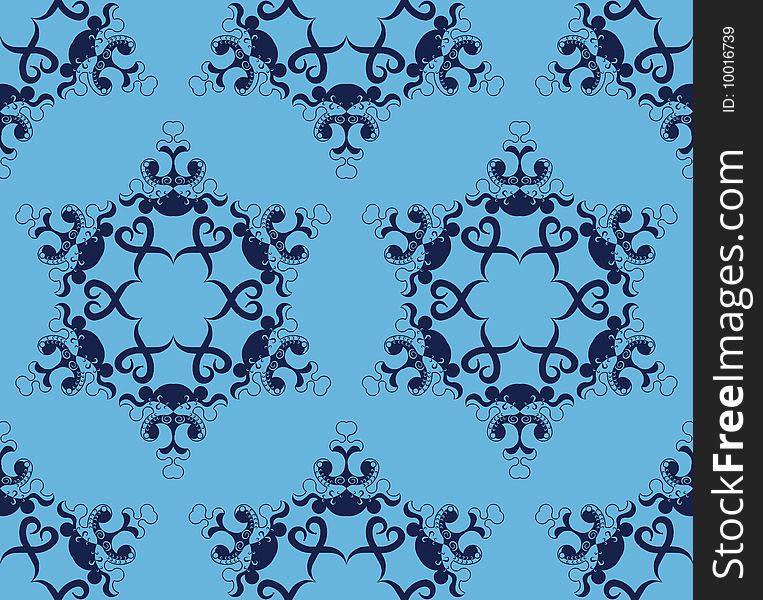 Vector illustration of Seamless Ornament Pattern