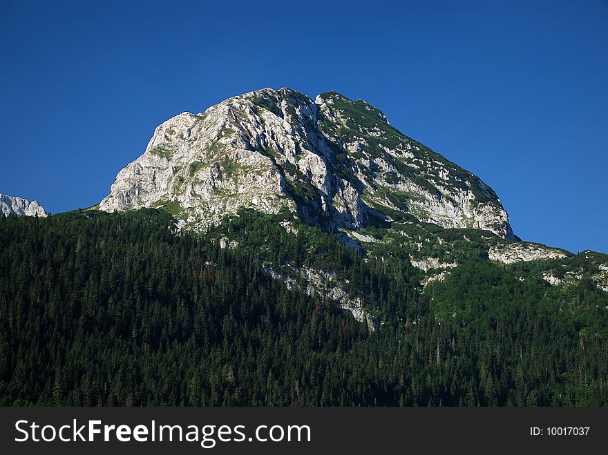 Mountain peak in Durmitor, Montenegro