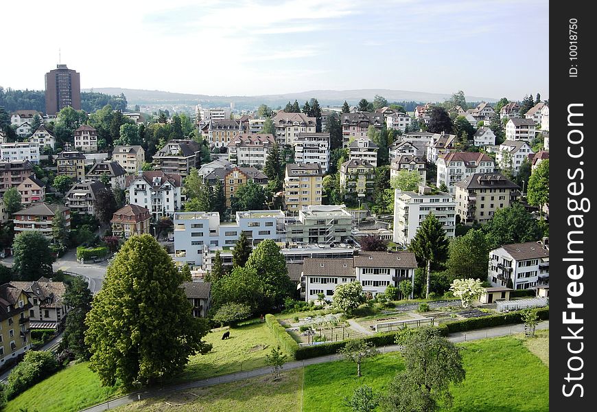 Buidings of the Luzern city