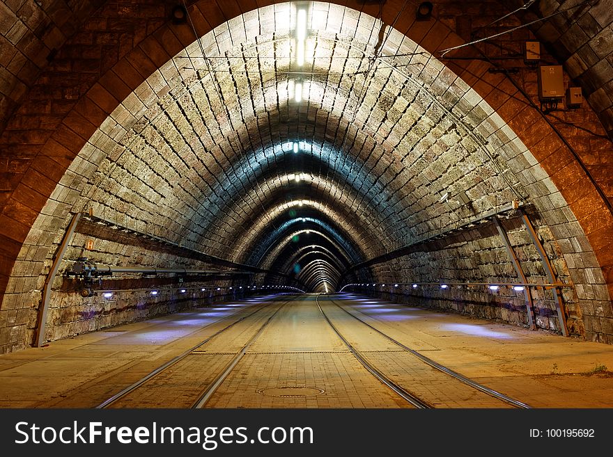 Tunnel, Arch, Infrastructure, Landmark