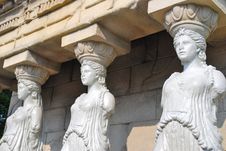 Female Statues Of Erechtheion Temple Royalty Free Stock Photo Female Statues Of Erechtheion Temple Royalty Free Stock Photo