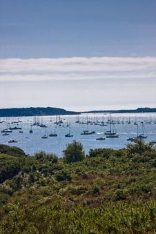Landscape Sea Sky Boats Stock Image Landscape Sea Sky Boats Stock Image