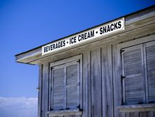 Beach Snack Bar Royalty Free Stock Image Beach Snack Bar Royalty Free Stock Image