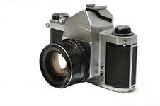 Classic 35mm Film Camera Royalty Free Stock Photos