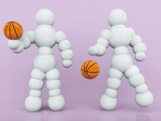 Basketball Abstract Royalty Free Stock Images