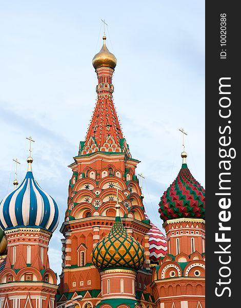 St. Basil Cathedral. Moscow, historical building