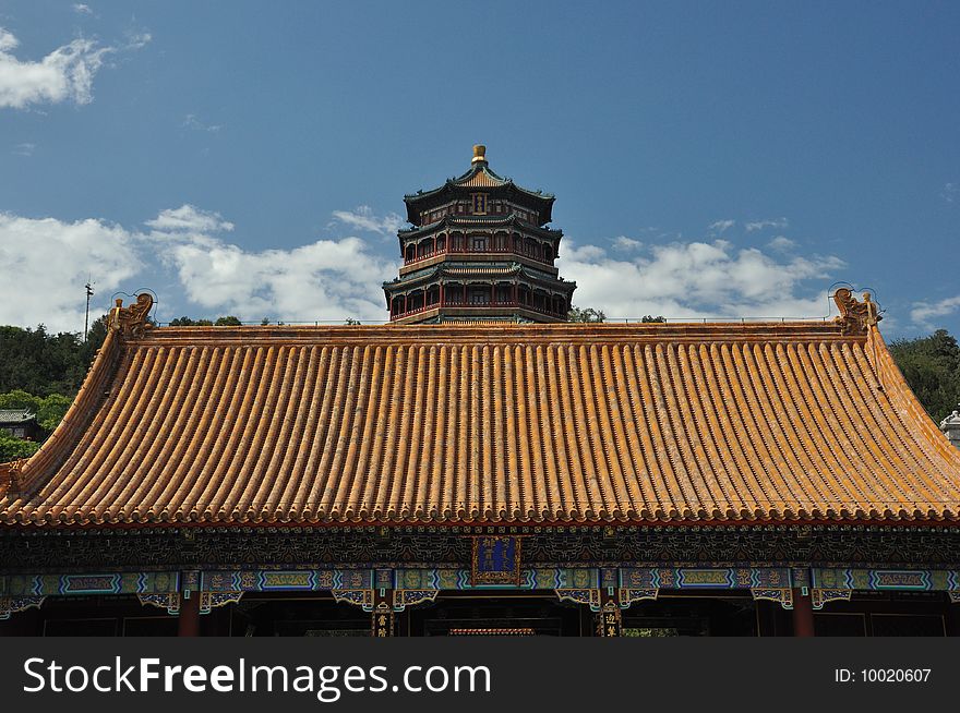 Tower of Buddhist Incense, Summer Palace China