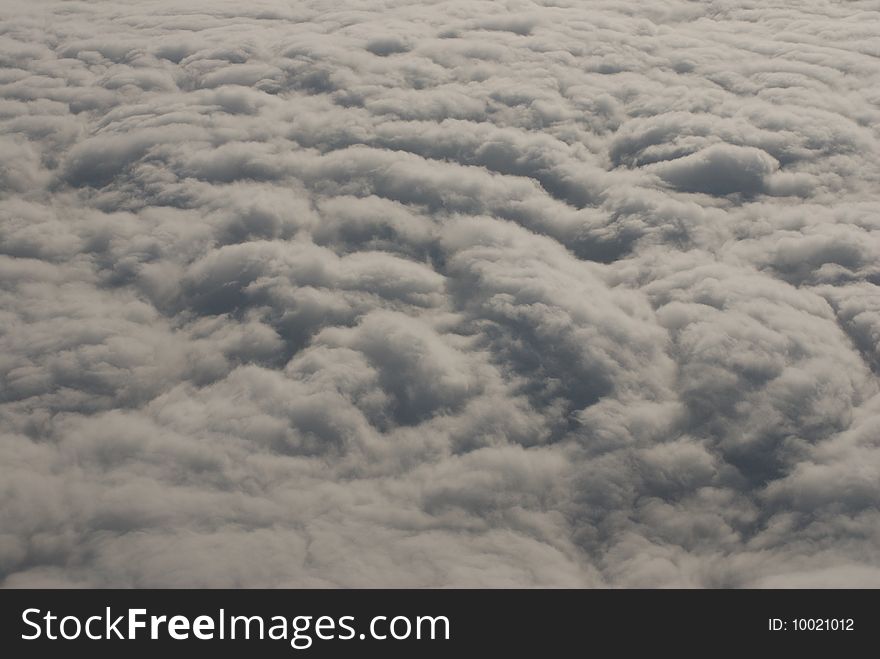 Clouds. View From A Plane.
