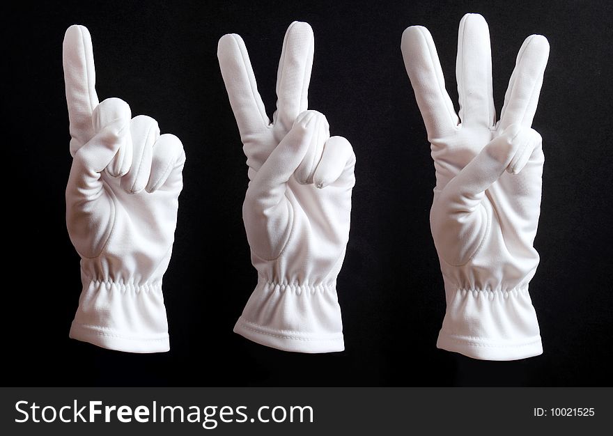 Hands In White Gloves