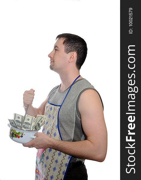The Man Cooking Money