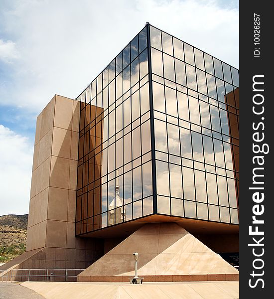 A Building at the New Mexico Museum of Space History. A Building at the New Mexico Museum of Space History