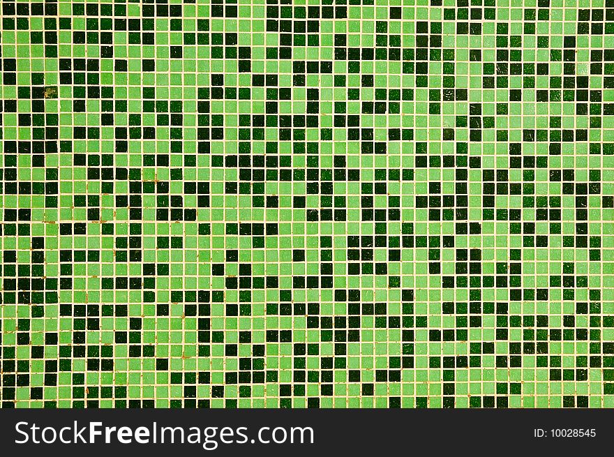 Tiled background from colored mosaic