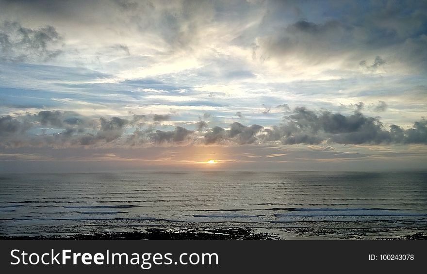 Sky, Sea, Horizon, Ocean