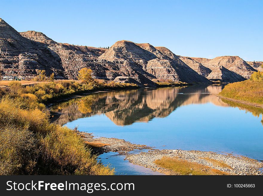 Reflection, Nature, Wilderness, Mountain