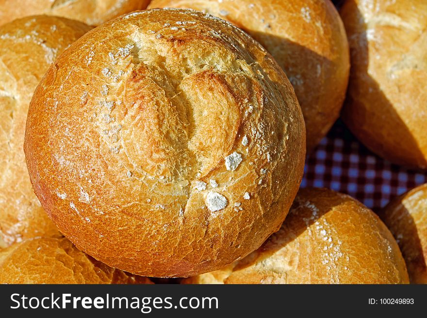 Bread, Baked Goods, Bread Roll, Sourdough
