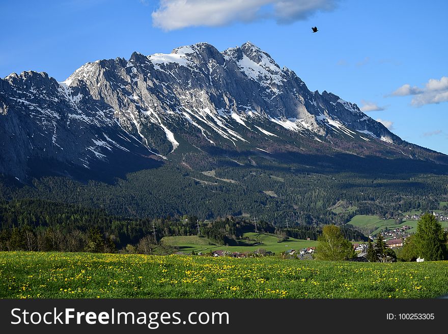 Mountainous Landforms, Mountain Range, Nature, Mountain