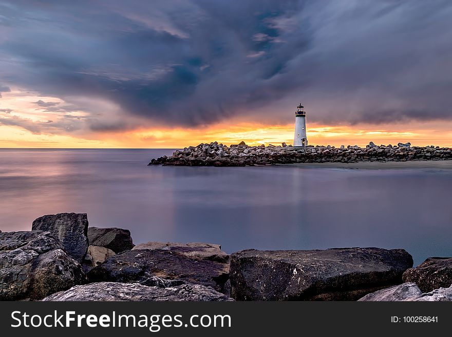 Sky, Sea, Shore, Horizon